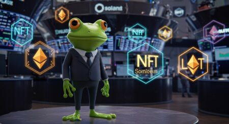 InfoCryptofr   Wall Street Pepe  La Fièvre des NFT et WEPE Explose