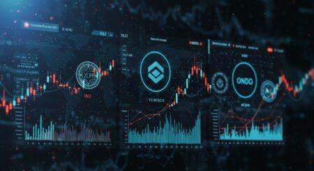 InfoCryptofr   XLM INJ ONDO  Hausse Imminente en Vue 