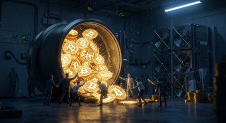 InfoCryptofr   Bitcoin  La Ruée Institutionnelle Menace les Stocks