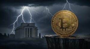 InfoCryptofr   Bitcoin  Rallye à Risque Malgré les Espoirs de Baisse des Taux