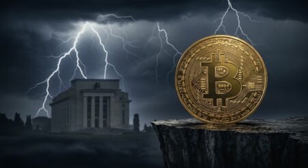 InfoCryptofr   Bitcoin  Rallye à Risque Malgré les Espoirs de Baisse des Taux