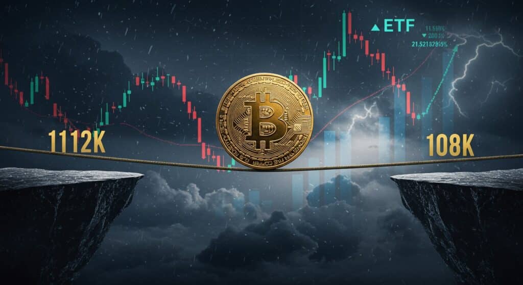 InfoCryptofr   Bitcoin  Vers un Pic à 112K $ ou un Retour à 108K $ 