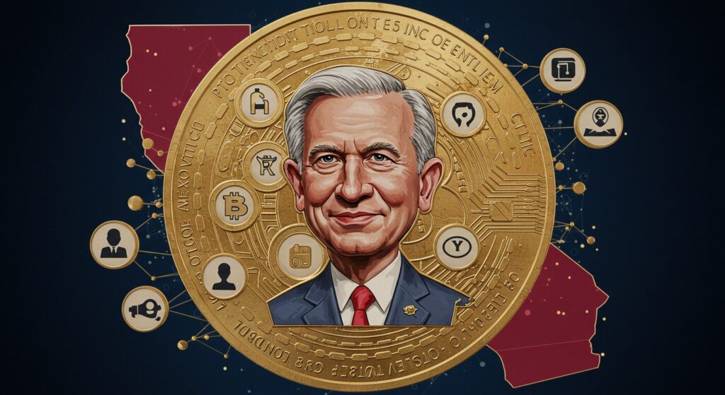 InfoCryptofr   Gavin Newsom Défie Trump avec un Meme Coin