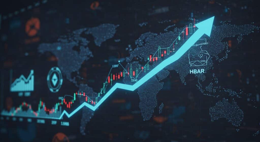 InfoCryptofr   HBAR Prix Vise Hausse Bullish DTCC ETF Archax