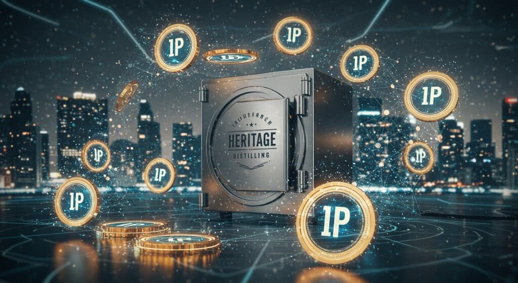 InfoCryptofr   IP Atteint un Pic Historique  Heritage Distilling Révolutionne