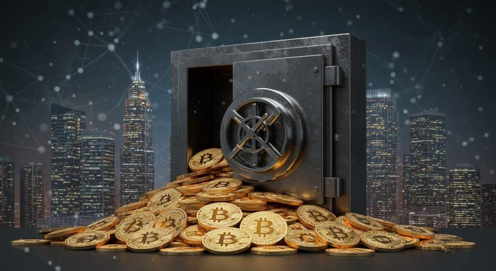 InfoCryptofr   Pénurie de Bitcoin  Les Géants Absorbent Tout