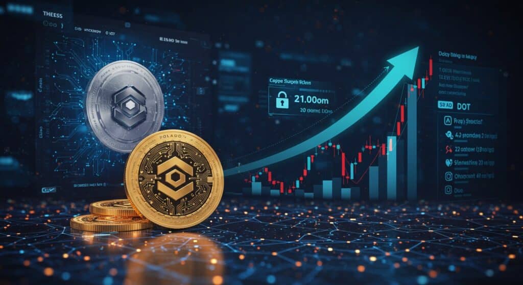 InfoCryptofr   Polkadot Teste Résistance Avec Cap DOT à 21 Milliards