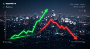 InfoCryptofr   Pourquoi SP 500 Choisit Robinhood et Écarte Strategy