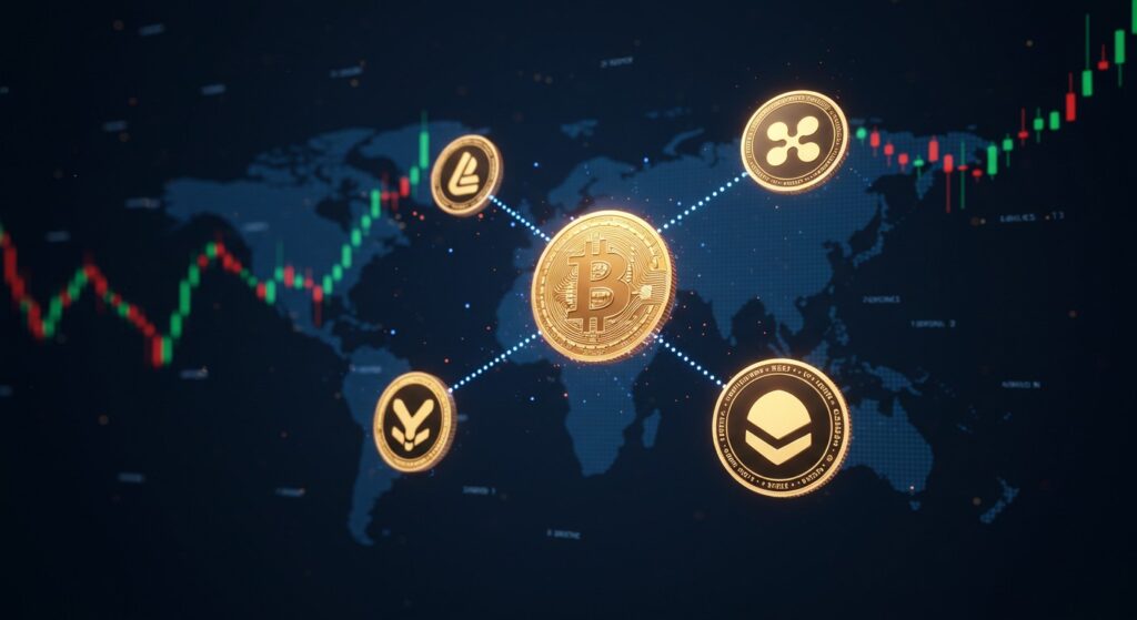 InfoCryptofr   Prix Crypto  Bitcoin XRP et Memecoins en Mouvement