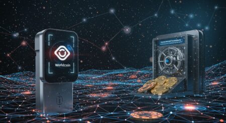 InfoCryptofr   Worldcoin Monte de 41  Le Pari dEightco et BitMine