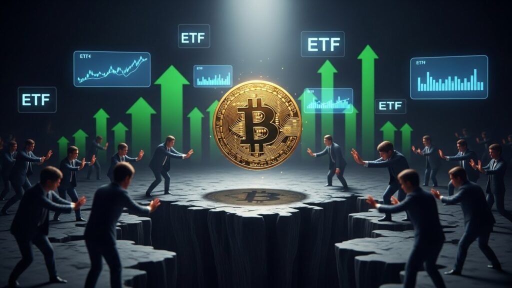InfoCryptofr   Bitcoin Rebondit Malgré Ventes Institutionnelles
