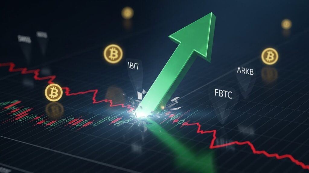 InfoCryptofr   ETF Bitcoin  Retour des Entrées Nettoyées