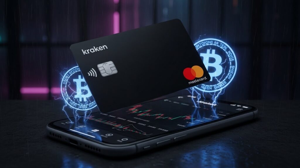 InfoCryptofr   Kraken Lance sa Carte Débit avec Mastercard