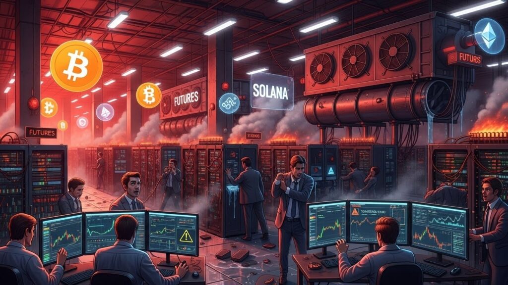 InfoCryptofr   Panique Chez CME  Trading Futurs Stoppé Par Panne