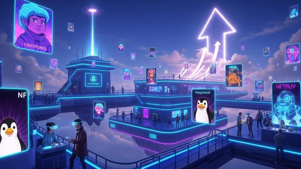 InfoCryptofr   Rebond des NFT  +978 à 77M$ en une Semaine