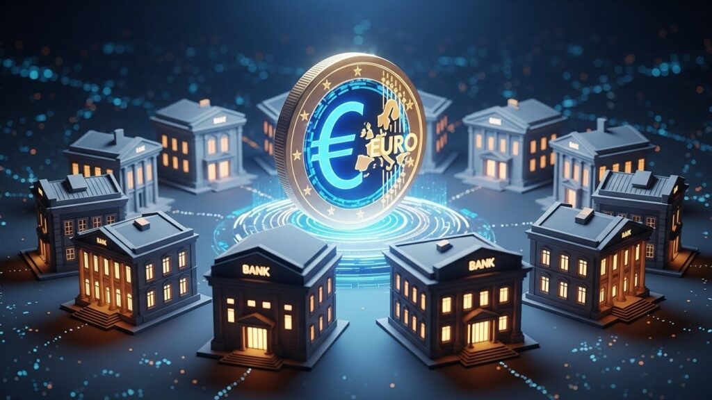 InfoCryptofr   10 Banques Lancent un Stablecoin Euro en 2026