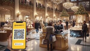 InfoCryptofr   Binance et Printemps  Paiements Crypto en Grand Magasin