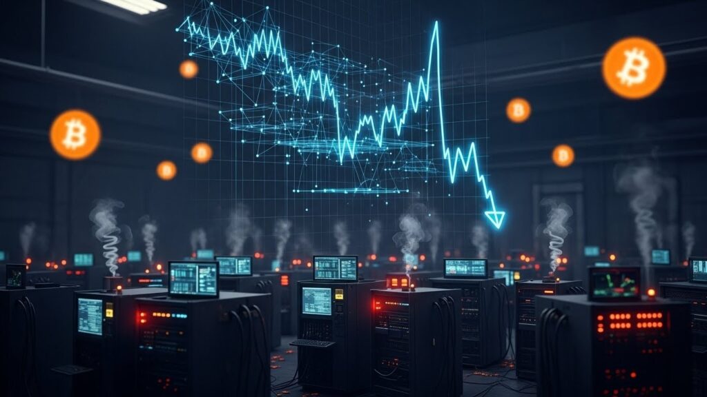 InfoCryptofr   Bitcoin  Baisse du Hashrate Signe Rebond 