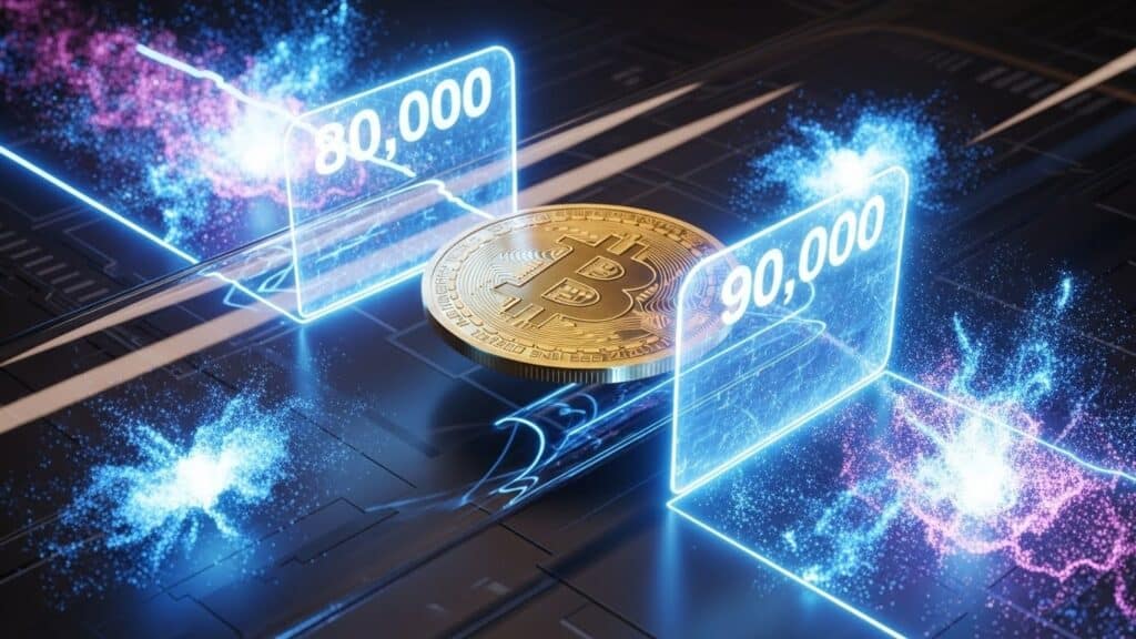 InfoCryptofr   Bitcoin Bloqué Entre 80k et 90k  Breakout Proche 