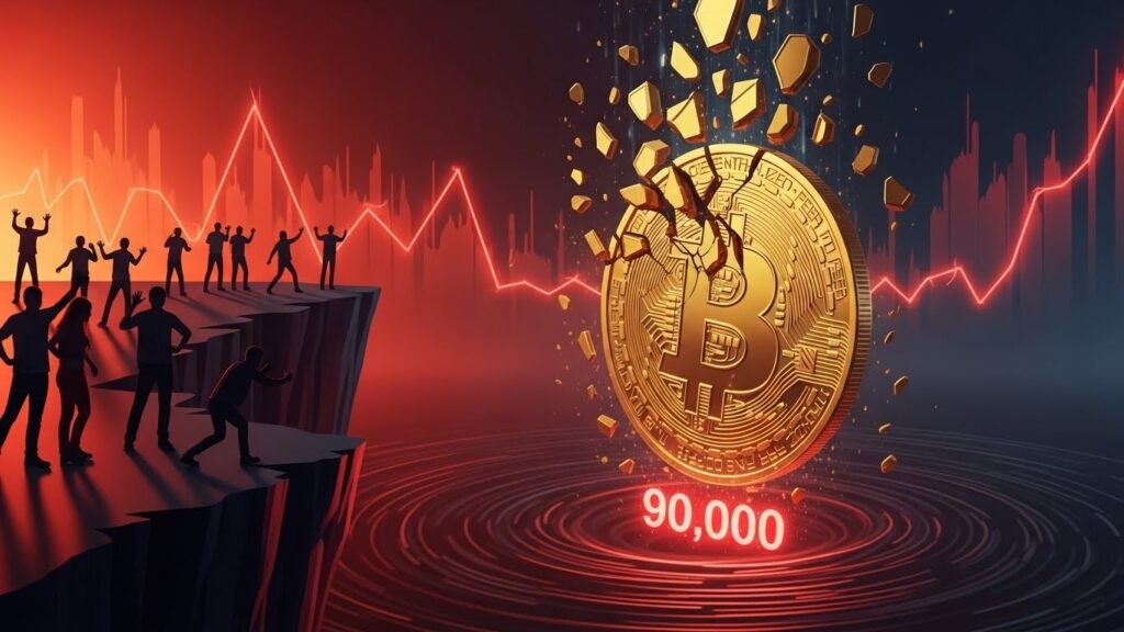 InfoCryptofr   Bitcoin Sous 90 000 $  Panique Imminente 