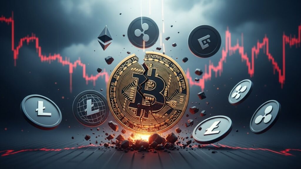Crash Crypto Décembre 2025 : Bitcoin et Altcoins en Chute Libre - InfoCrypto.fr InfoCryptofr Crash Crypto Décembre 2025 Bitcoin et Altcoins en Chute Libre