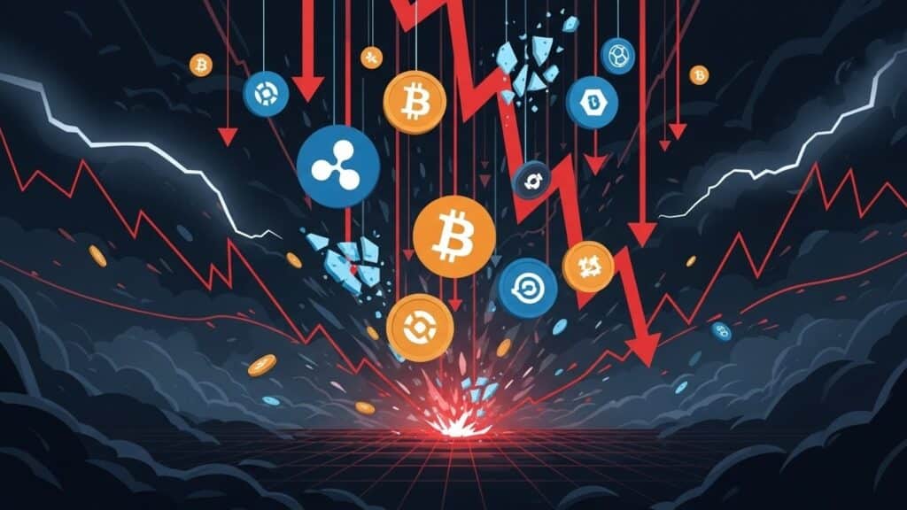 InfoCryptofr   Direct  Krach Crypto Reprend BTC XRP et Altcoins en Chute