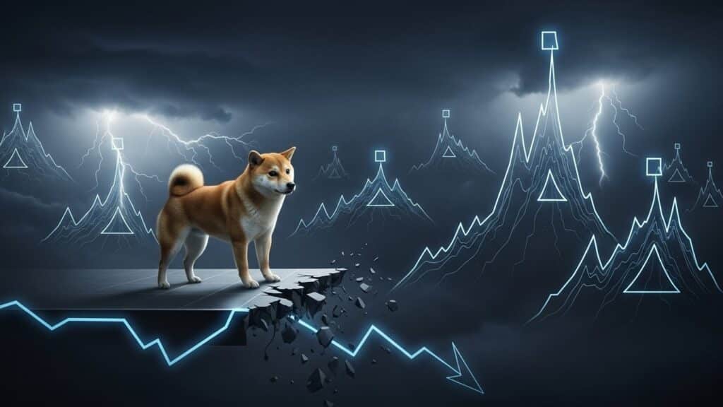 InfoCryptofr   Dogecoin Plonge  Patterns Effrayants et Sécheresse ETF