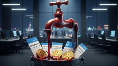 InfoCryptofr   ETF Bitcoin  Sorties en Baisse en Décembre