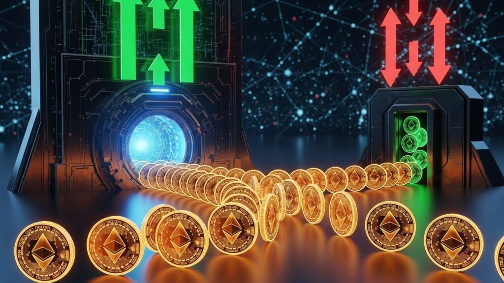 InfoCryptofr   Ethereum Staking  Inflows Dépassent Exits