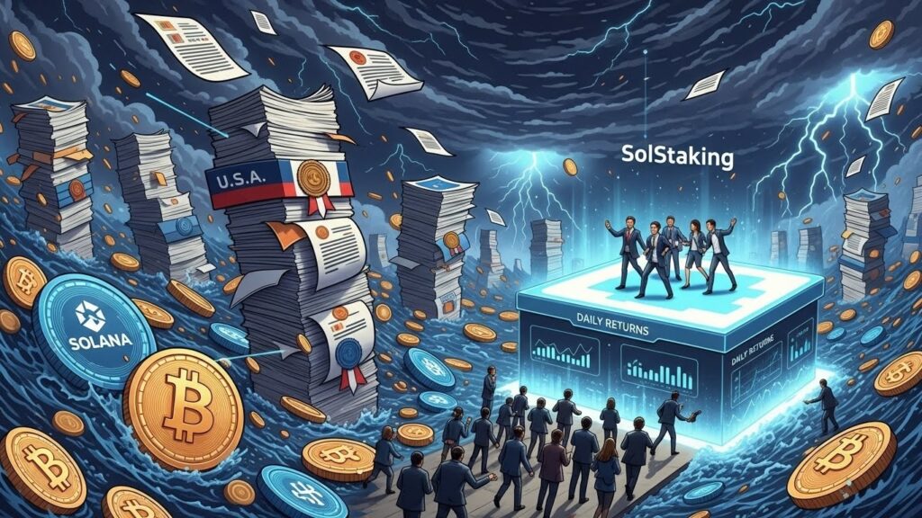 GENIUS Act Secoue Marché Crypto US SolStaking - InfoCrypto.fr InfoCryptofr GENIUS Act Secoue Marché Crypto US SolStaking