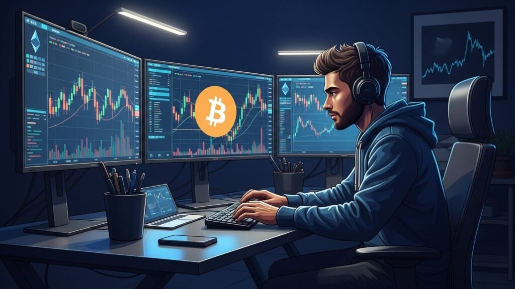 InfoCryptofr   Guide Débutant Trading Crypto 2026