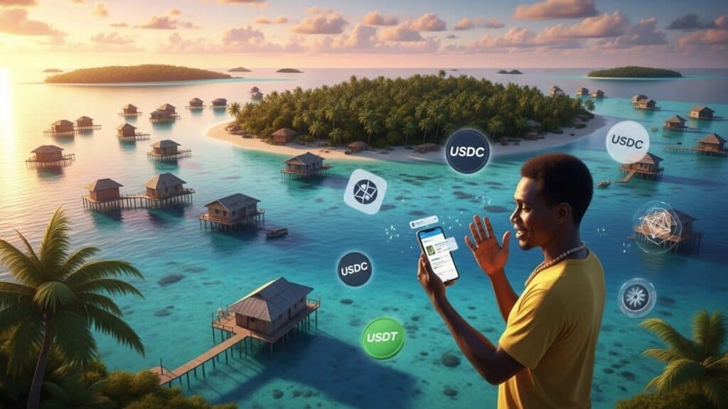 InfoCryptofr   Îles Marshall  Revenu Universel en Stablecoins