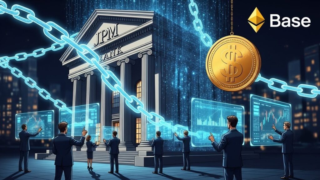 InfoCryptofr   JPMorgan Lance JPMD sur Base