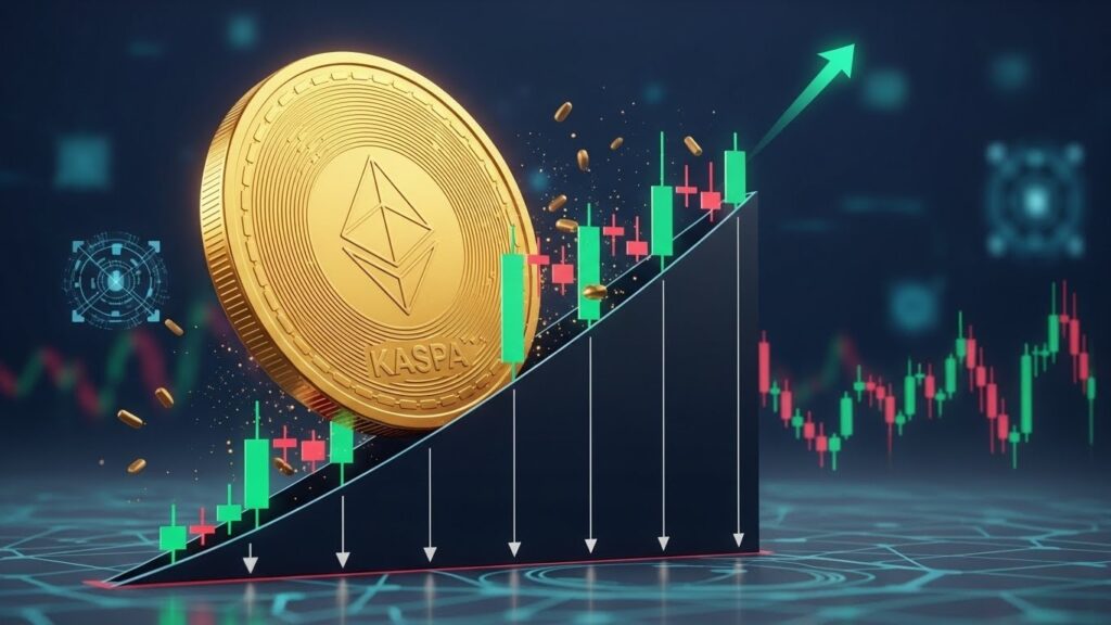 InfoCryptofr   Kaspa Prêt pour un Breakout Bullish Avant HTX