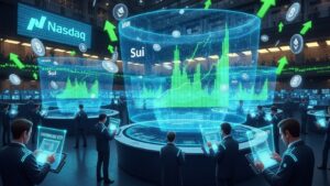 InfoCryptofr   Lancement Premier ETF Levangé SUI sur Nasdaq