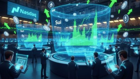 InfoCryptofr   Lancement Premier ETF Levangé SUI sur Nasdaq