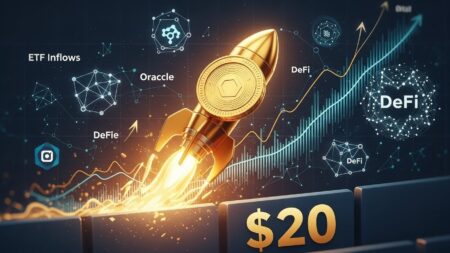 InfoCryptofr   Le Prix Chainlink Viserait 20$ Avec ETF LINK