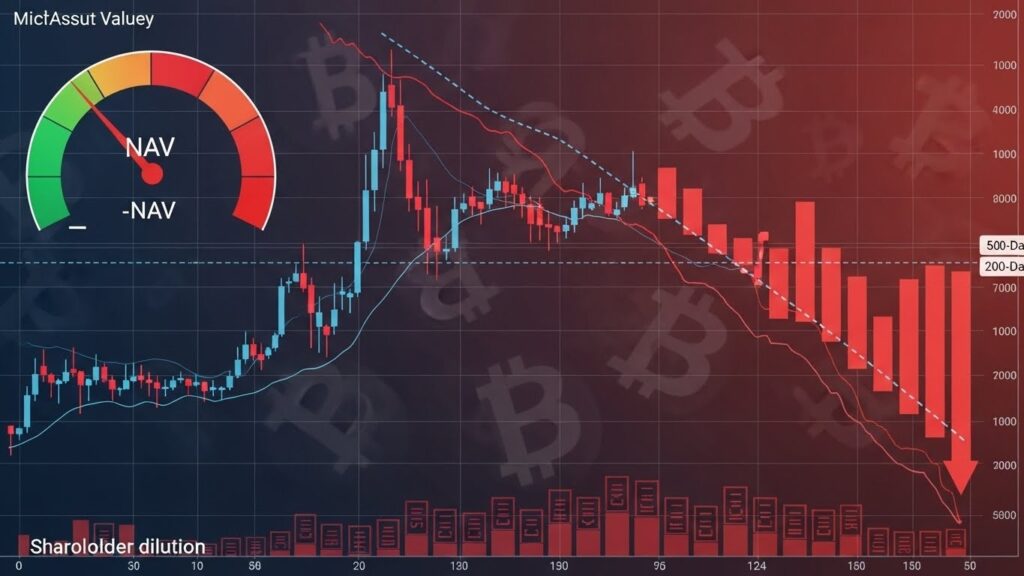 InfoCryptofr   MSTR en Death Cross  mNAV Négatif