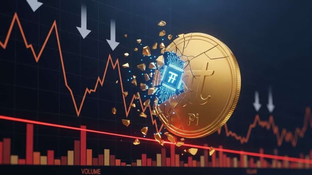 Pi Coin : Configuration Baissière et Risque de Crash - InfoCrypto.fr InfoCryptofr Pi Coin Configuration Baissière et Risque de Crash