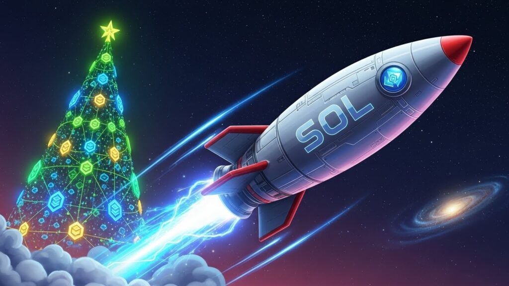 InfoCryptofr   Prédiction Prix Solana Noël 2026 par IA