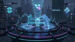 InfoCryptofr   PriveX Lance Agents Arena sur COTI  Révolution IA
