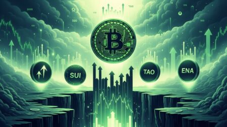 InfoCryptofr   Prix Crypto Aujourdhui  Rebond BTC SUI TAO ENA