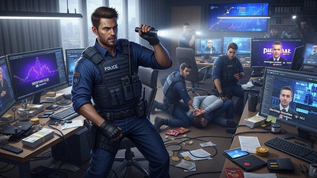 InfoCryptofr   Réseau Crypto Frauduleux Démantelé en Europe