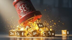 InfoCryptofr   SEC Bloque les ETF Ultra Leveraged 5x Crypto