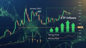 InfoCryptofr   Solana Prix Haussier RSI ETF Inflows Support Clé