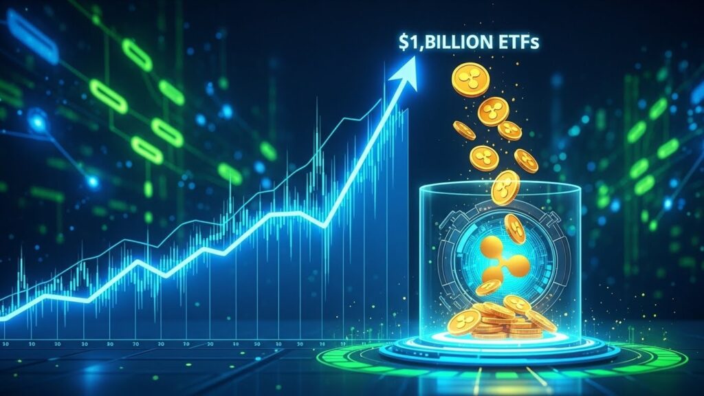 InfoCryptofr   Spot XRP ETFs Approchent 1 Milliard de Dollars