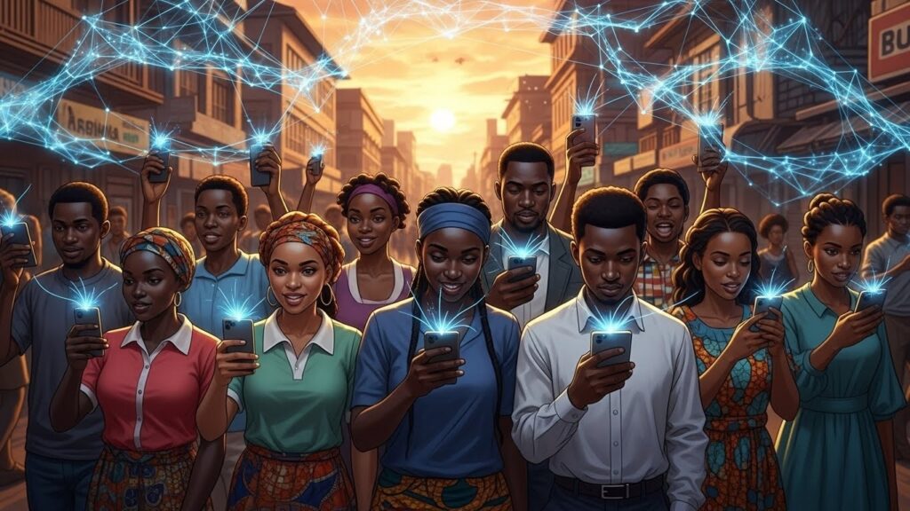 InfoCryptofr   Surge de Bitchat en Ouganda avant lÉlection 2026