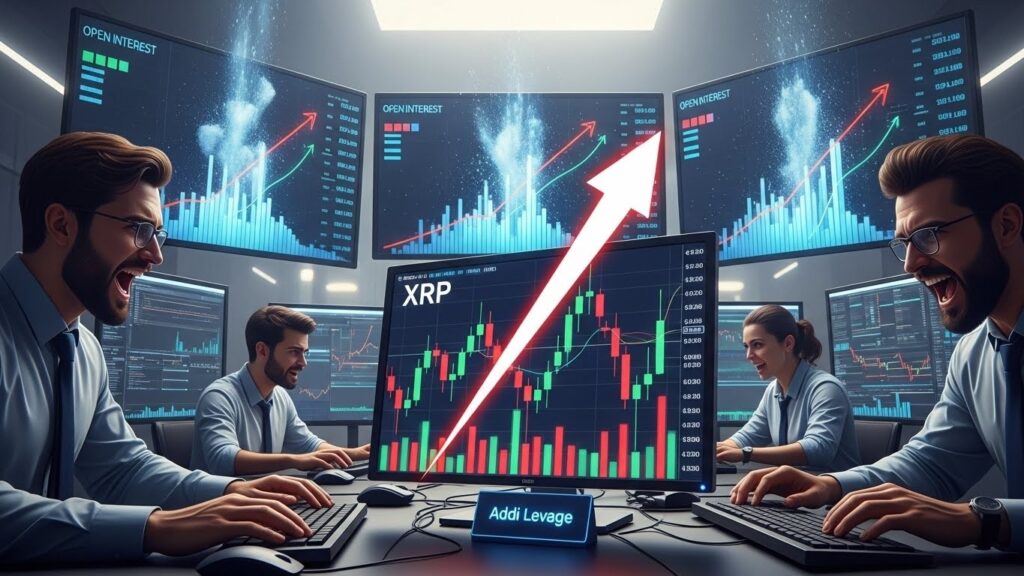 InfoCryptofr   Surgence de 80 de lOpen Interest XRP