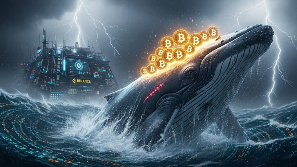InfoCryptofr   Whales Retirent BTC de Binance  Sentiment Divisé