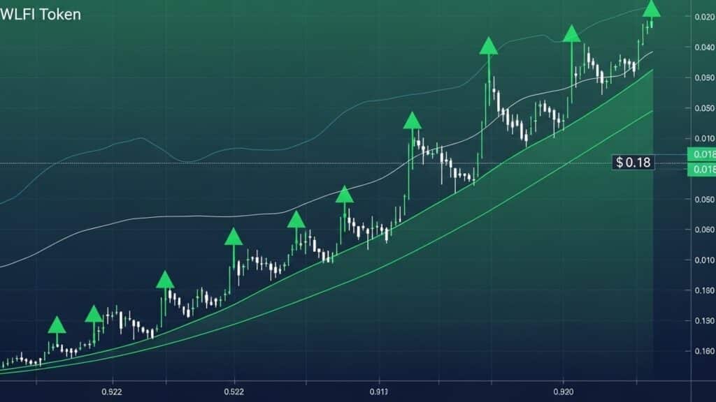 InfoCryptofr   WLFI Prix Forme Divergence Haussière Vers 018 $
